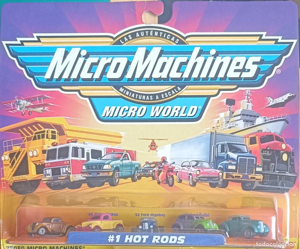 Coches a escala: Micro Machines #1 Hot Rods - Edici&oacute;n Famosa / Galoob - Blister Impecable
