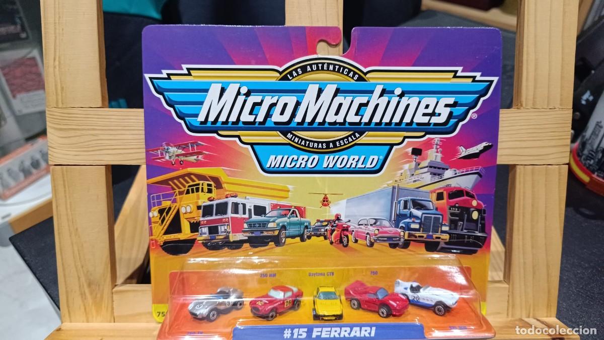 Coches a escala: Micro Machines #15 Ferrari,- Edici&oacute;n Famosa - Variante de Colores RARISIMOS - Nuevo/Precintado (MOC)