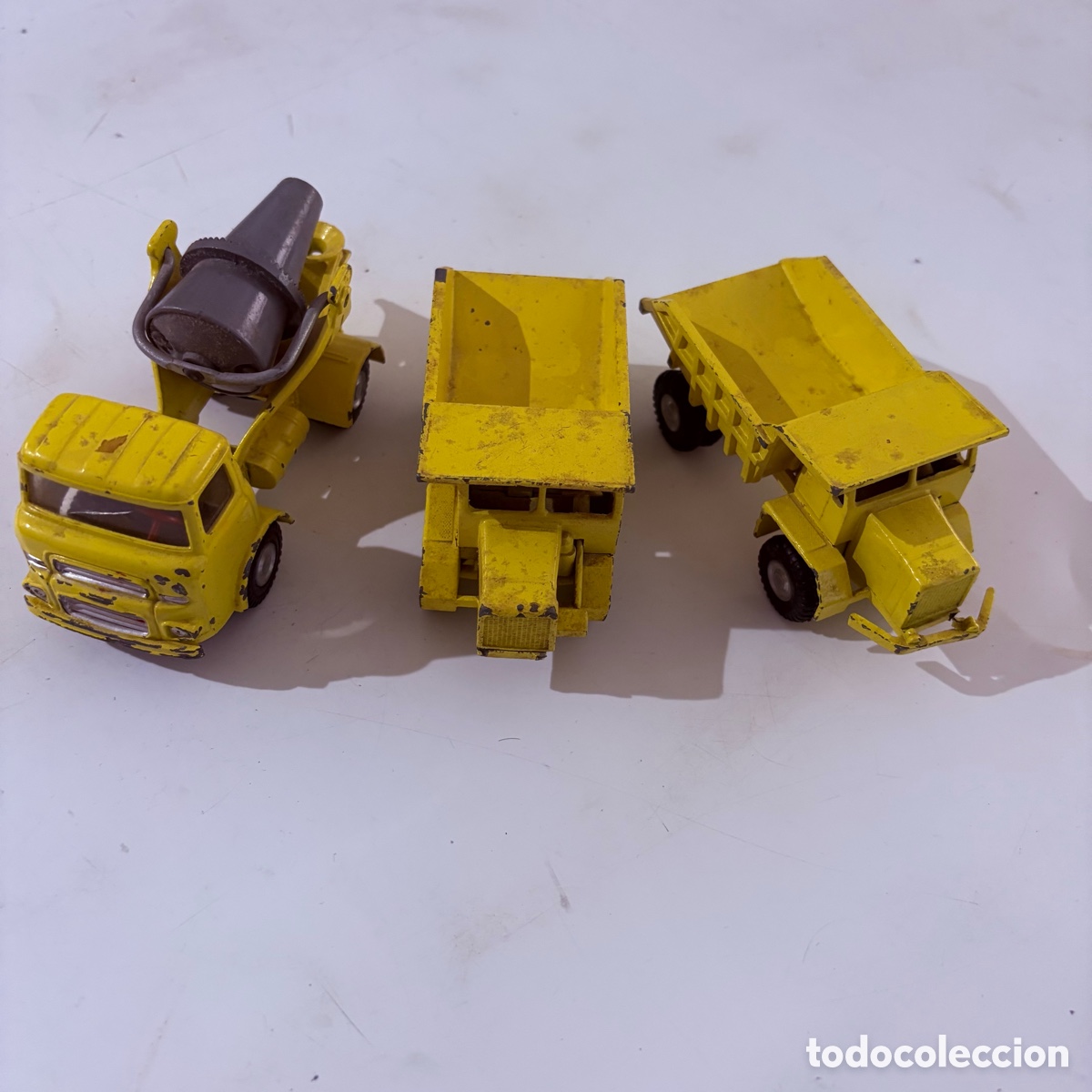 Coches a escala: lote camion hormigonera y dumper joal a&ntilde;os 70