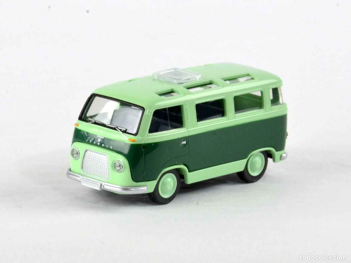 Coches a escala: Wiking Escala 1:87 H0 Ford FK1000 Microb&uacute;s Verde Impecable