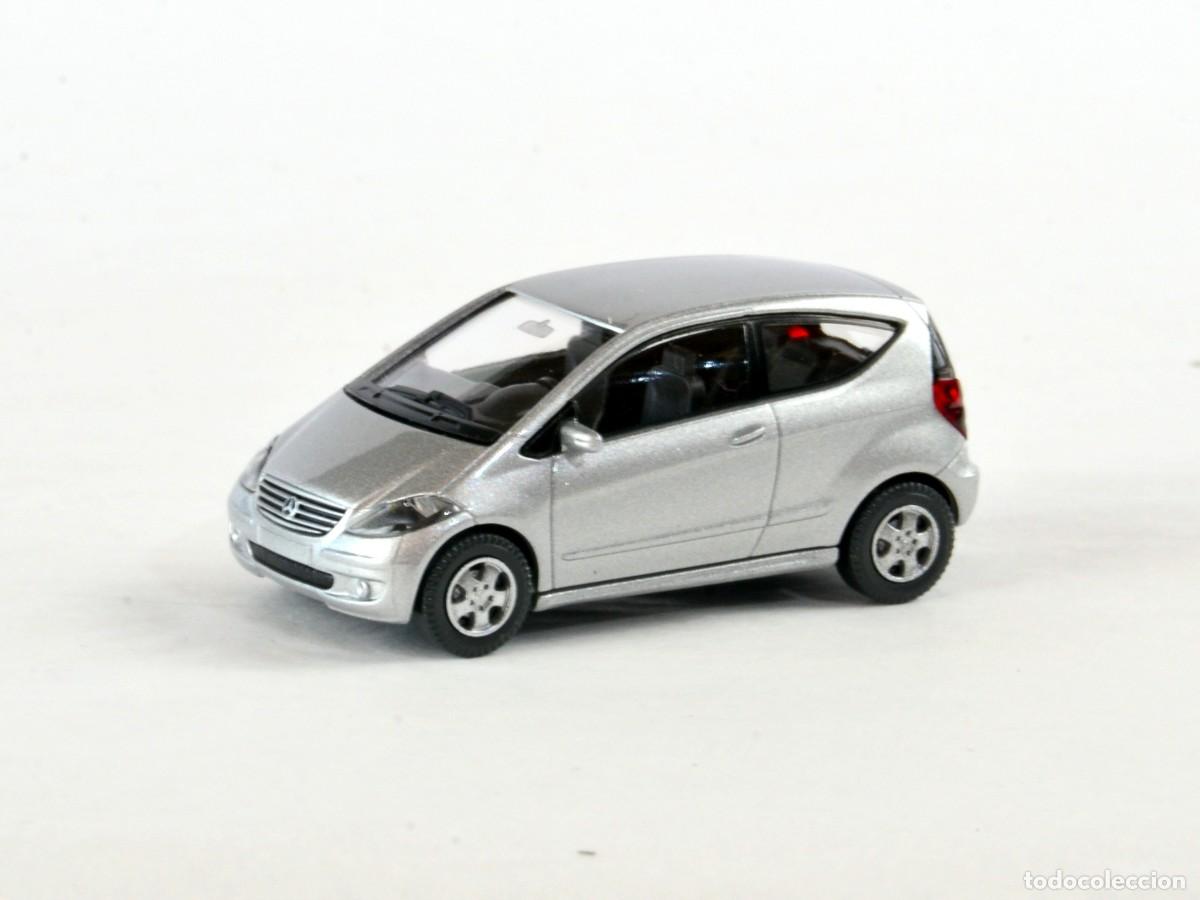 Coches a escala: Wiking Escala 1:87 H0 Mercedes Benz Clase A Plata Impecable con Caja