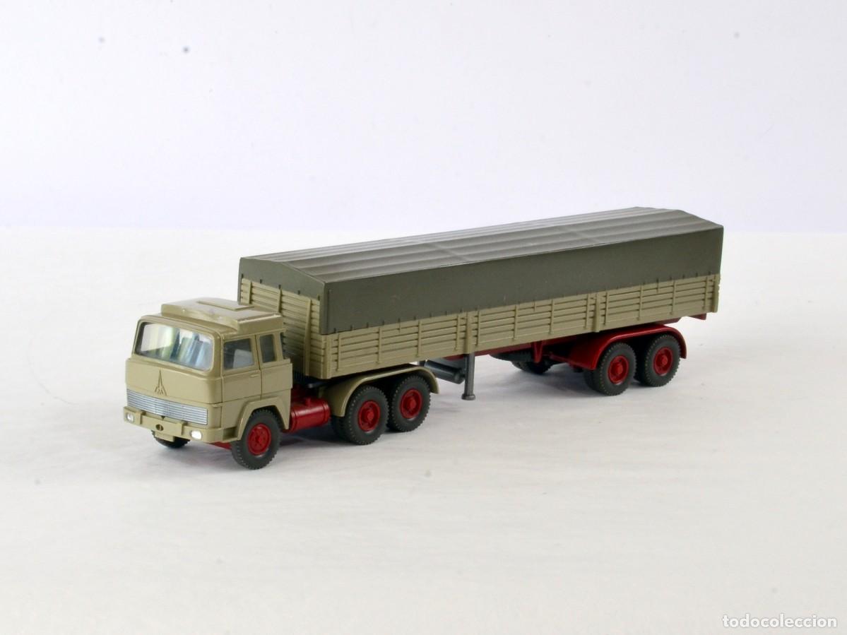 Coches a escala: Wiking Escala 1:87 H0 Antiguo Cami&oacute;n Articulado Magirus Deutz 235D 1966 - 75