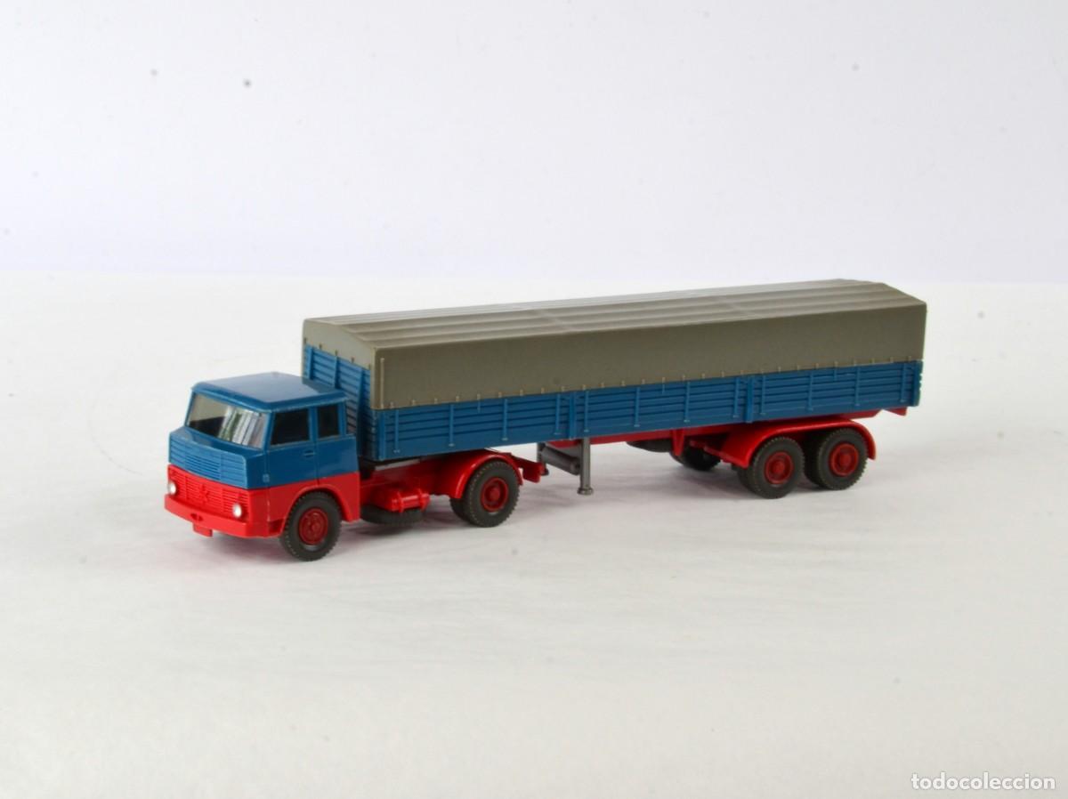 Coches a escala: Wiking Escala 1:87 H0 Antiguo Cami&oacute;n Articulado Henschel HS14 1964 - 71