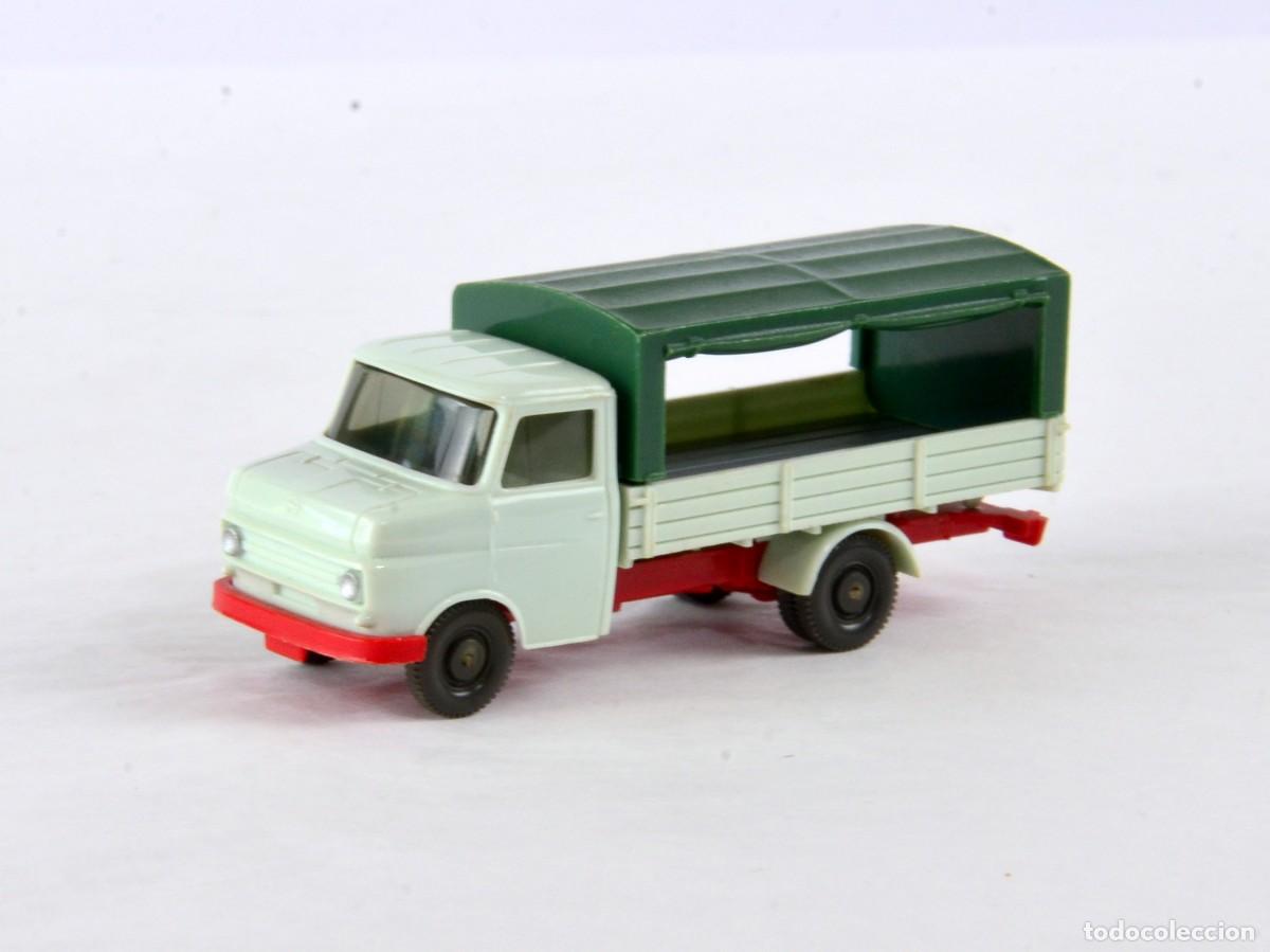 Coches a escala: Wiking Escala 1:87 H0 Antiguo Cami&oacute;n Opel Blitz, 1965 - 1970