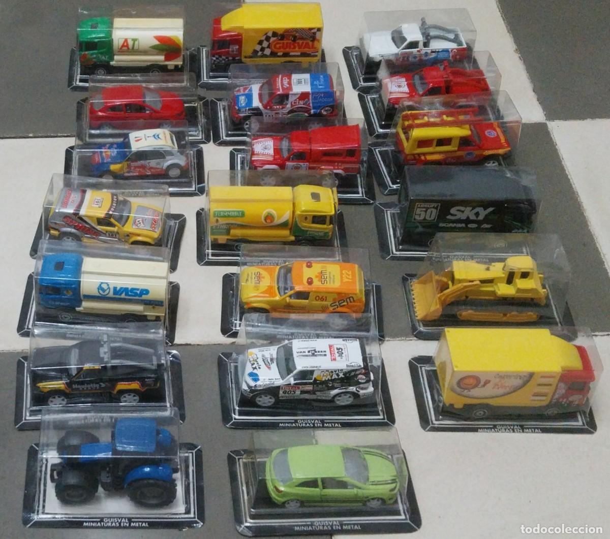 Coches a escala: LOTE DE 20 COCHES GUISVAL