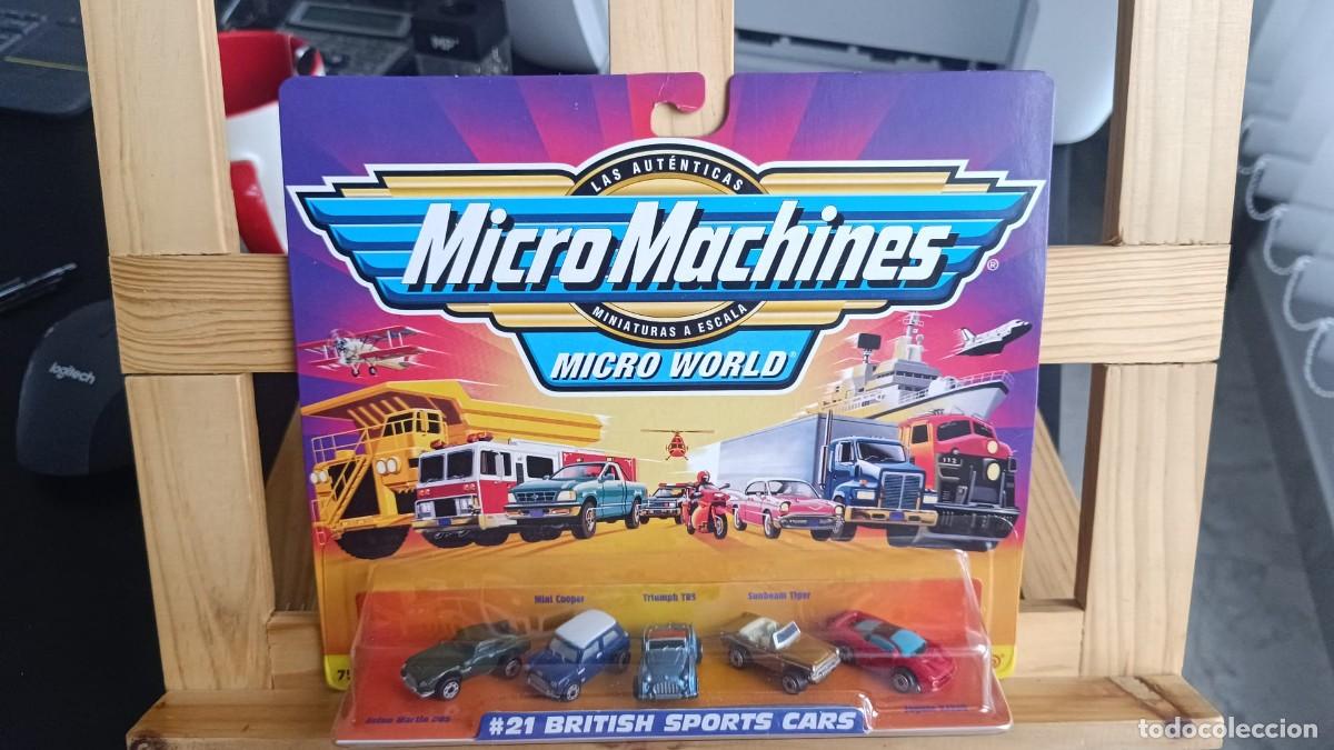 Coches a escala: Micro Machines #21 BRITISH SPORT CARS - Edici&oacute;n Famosa - iMPECABLE- Nuevo/Precintado (MOC)
