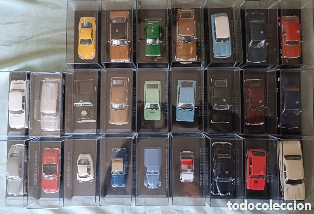 Coches a escala: Lote Nuestros Queridos Coches 25 vehiculos y tomo