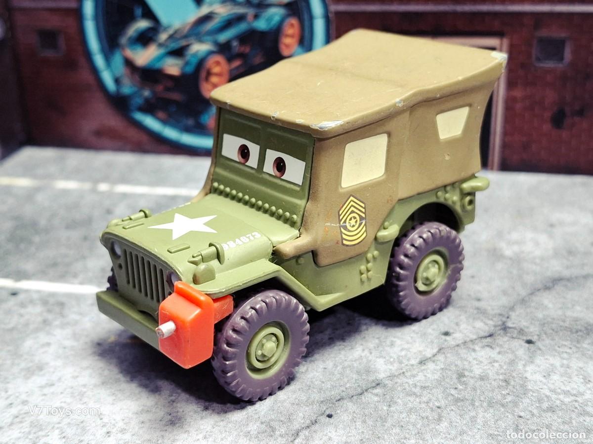 Coches a escala: Sarge Jeep 1/55 Cars Disney Pixar