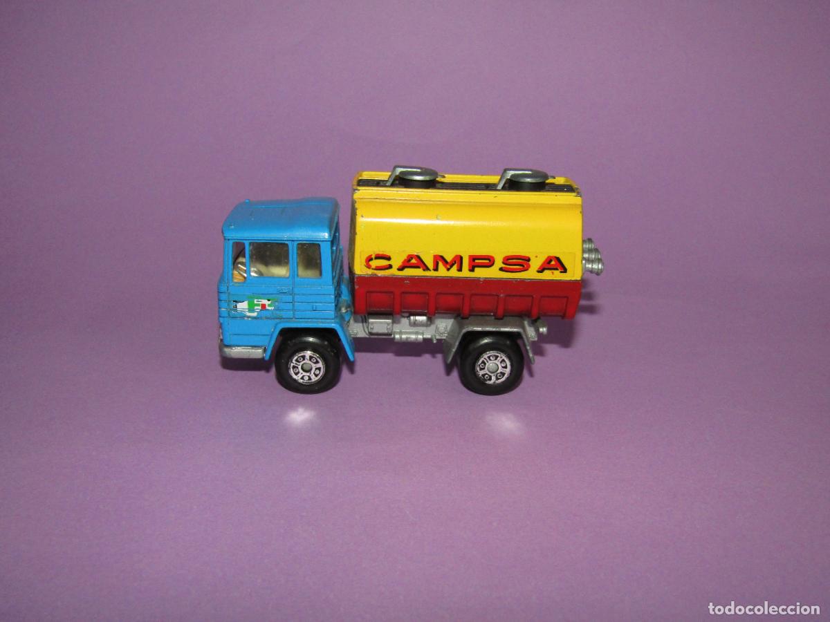 Coches a escala: Antiguo Cami&oacute;n PEGASO Cisterna CAMPSA en Esc. 1/64 de Miniaturas en Metal MIRA