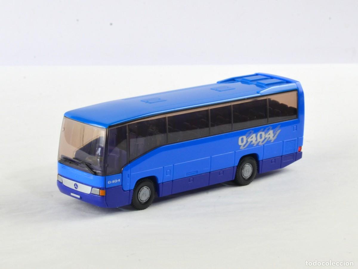 Coches a escala: Wiking Escala 1:87 H0 Autocar Mercedes Benz O404 RH Impecable con Caja