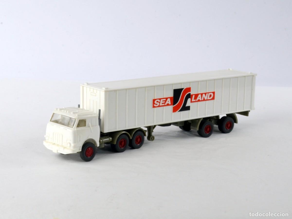 Coches a escala: Wiking Escala 1:87 H0 Cami&oacute;n Articulado International 9600 Sealand