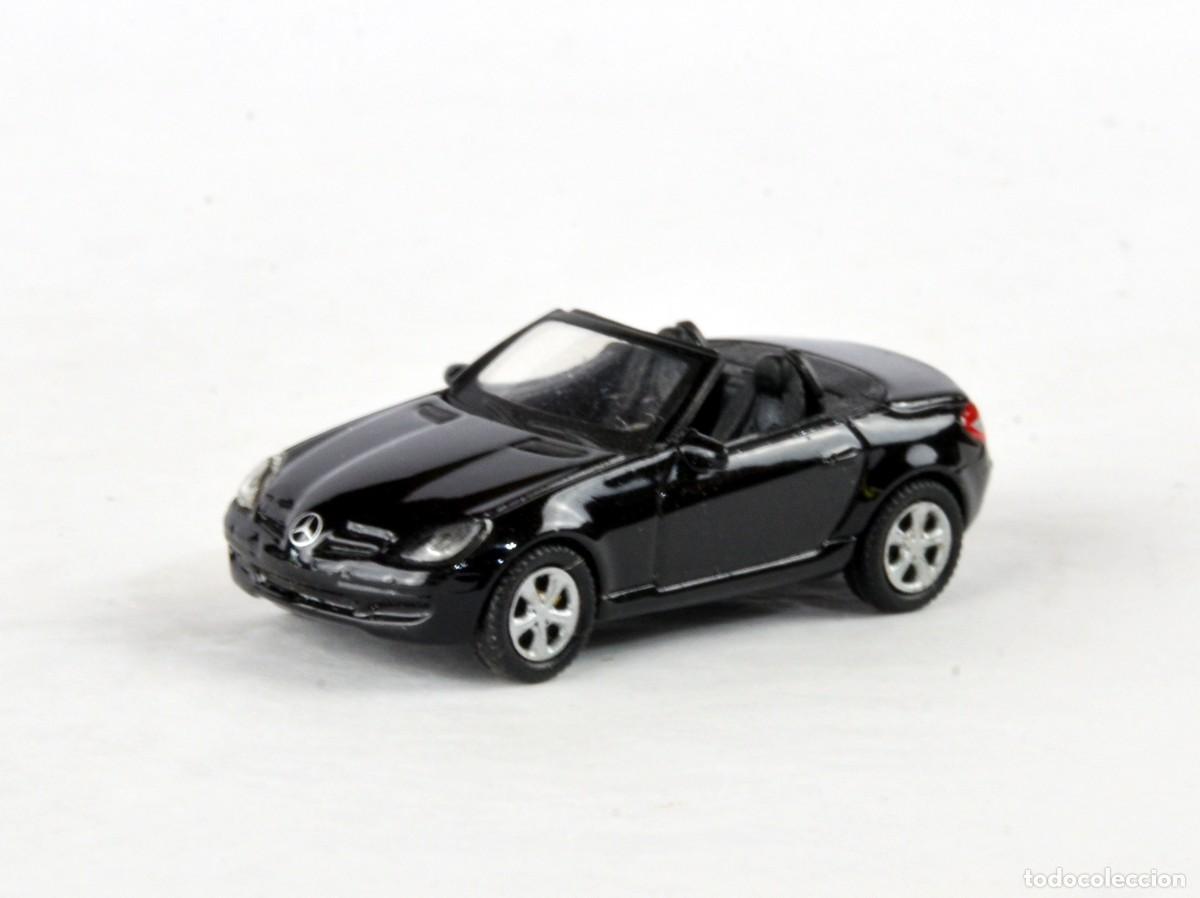 Coches a escala: Welly Escala 1:87 H0 Mercedes Benz SLK Negro