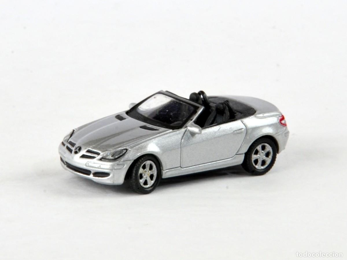 Coches a escala: Welly Escala 1:87 H0 Mercedes Benz SLK Plata