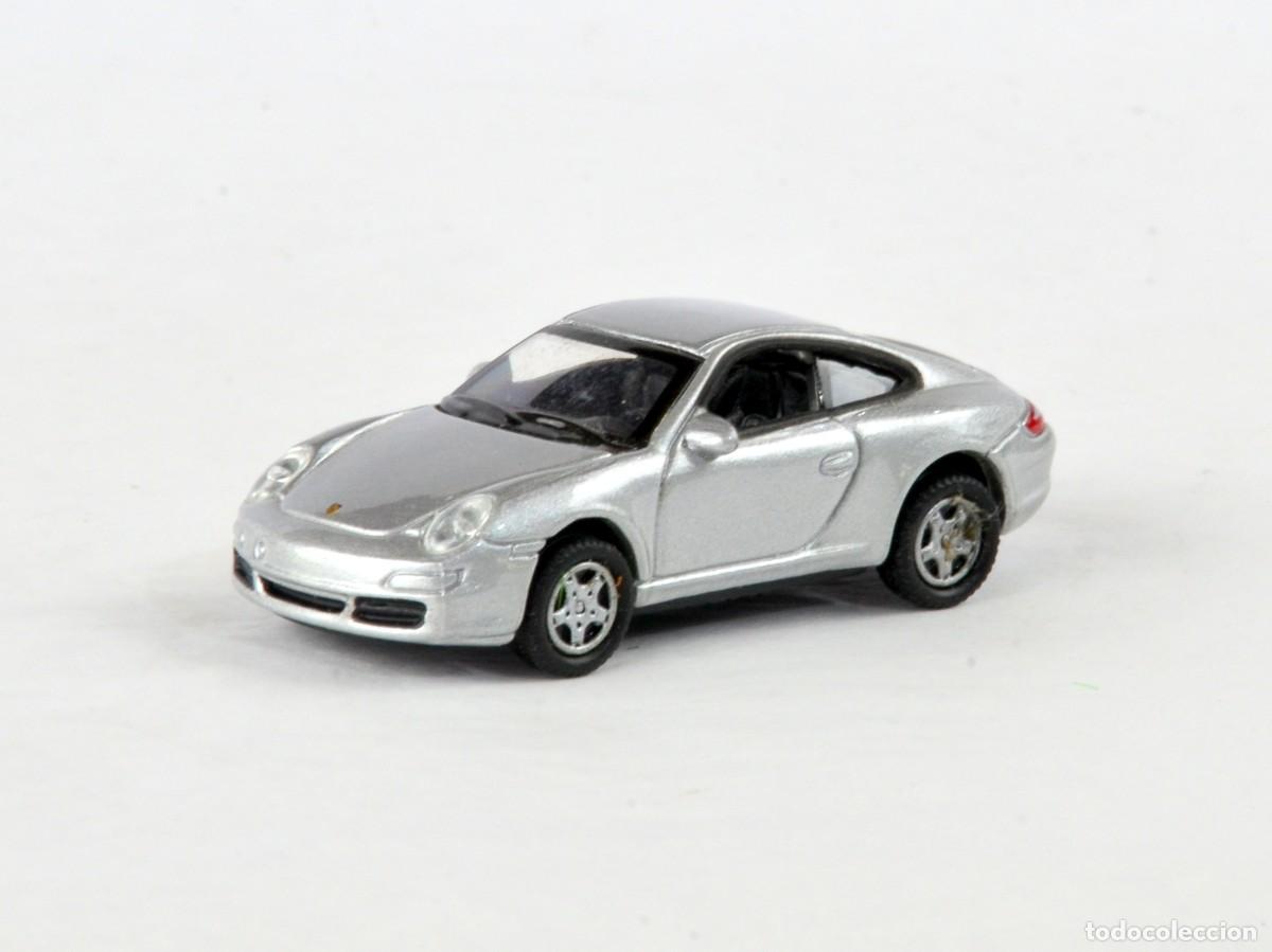 Coches a escala: Welly Escala 1:87 H0 Porsche 911 (997) Carrera S Plata