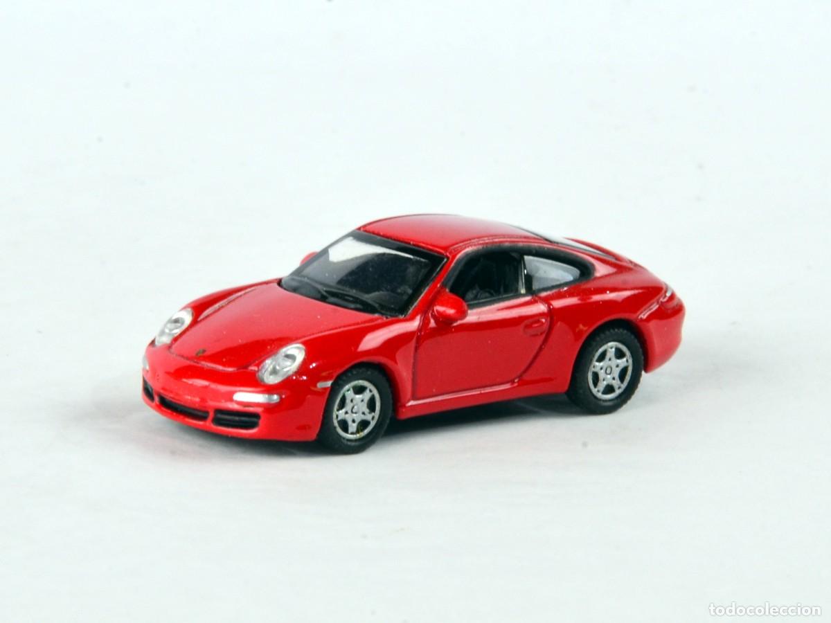 Coches a escala: Welly Escala 1:87 H0 Porsche 911 (997) Carrera S Rojo