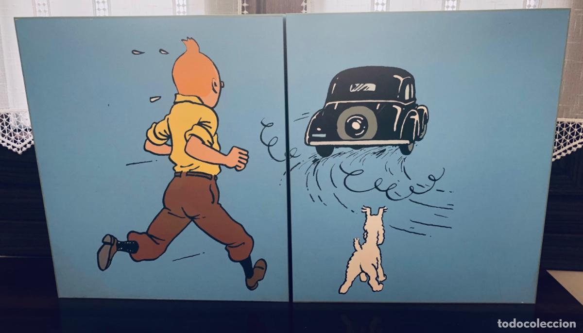 Coches a escala: Armario Los coches de Tintin Muy dif&iacute;cil de encontrar