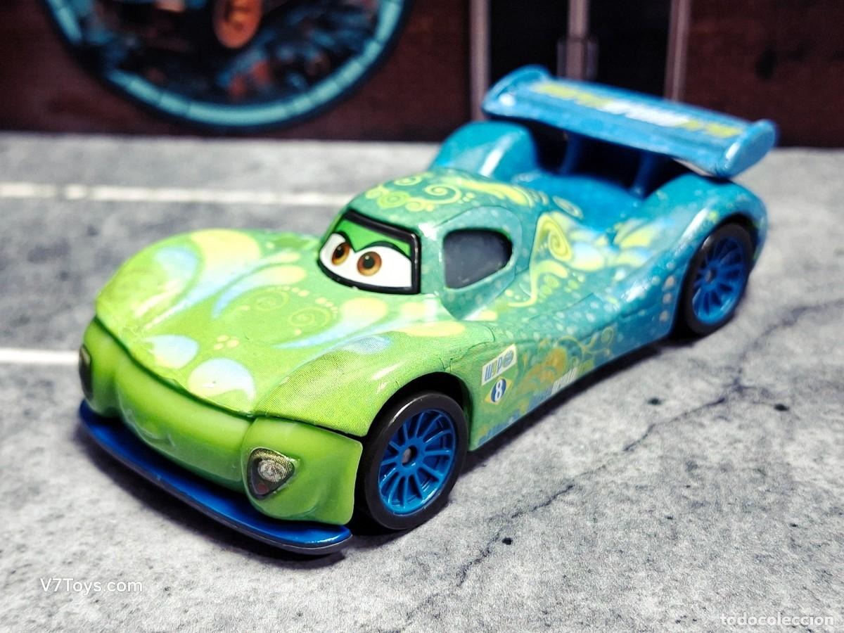 Coches a escala: Carla Veloso Cars 1/55 Disney Pixar Mattel