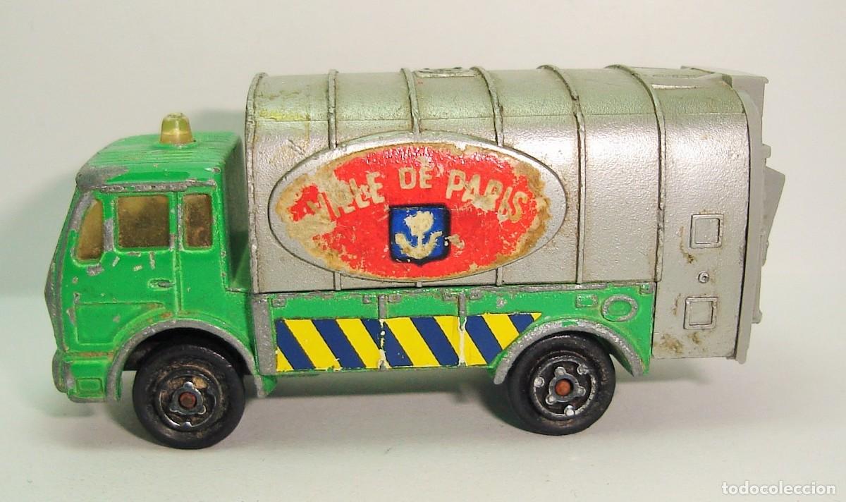 Coches a escala: CAMION MERCEDES RECOGIDA DE BASURAS MAJORETTE ESCALA 1:100 LOTE 510