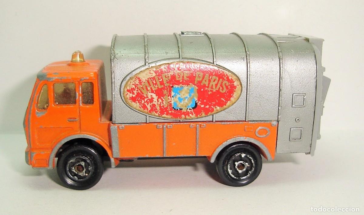 Coches a escala: CAMION MERCEDES RECOGIDA DE BASURAS MAJORETTE ESCALA 1:100 LOTE 511