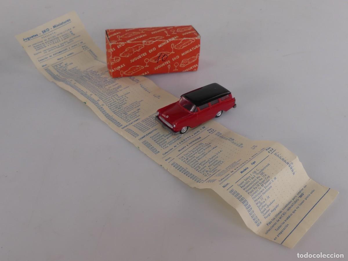 Coches a escala: COCHE DE PLASTICO -JUGUETES EKO MINIATURAS