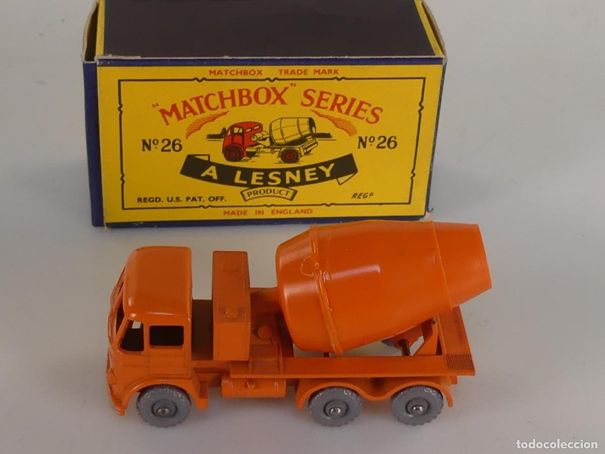 Auto in scala: FODEN CEMENT MIXER &ndash; MATCHBOX SERIES NUMERO 26 A LESNEY CON CAJA ORIGINAL