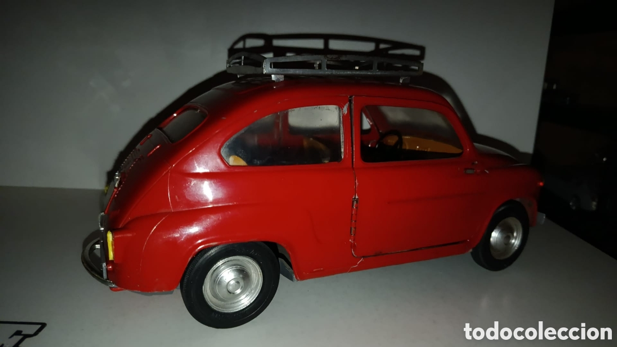 Coches a escala: Seat 600 sanchis rojo - Foto 6