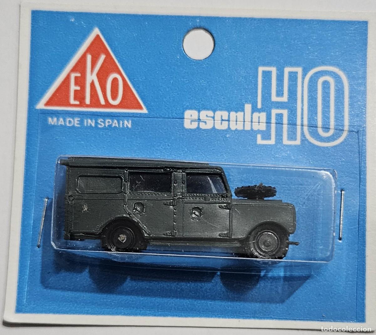 Coches a escala: EKO 4045 LAND ROVER LARGO MILITAR H0 1:87