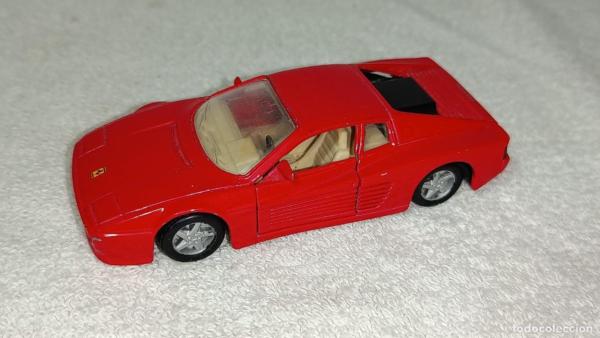 Coches a escala: MAISTO : ANTIGUO COCHE FERRARI 512 TR SHELL ESCALA 1/39 A&Ntilde;OS 90