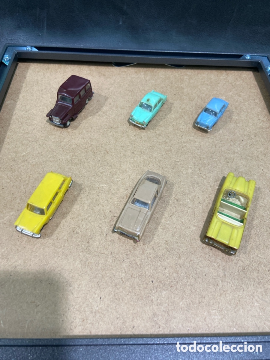 Coches a escala: Coches miniatura. Lote 6 coches. Anguplas, chambens, Guisual, Dinky toys