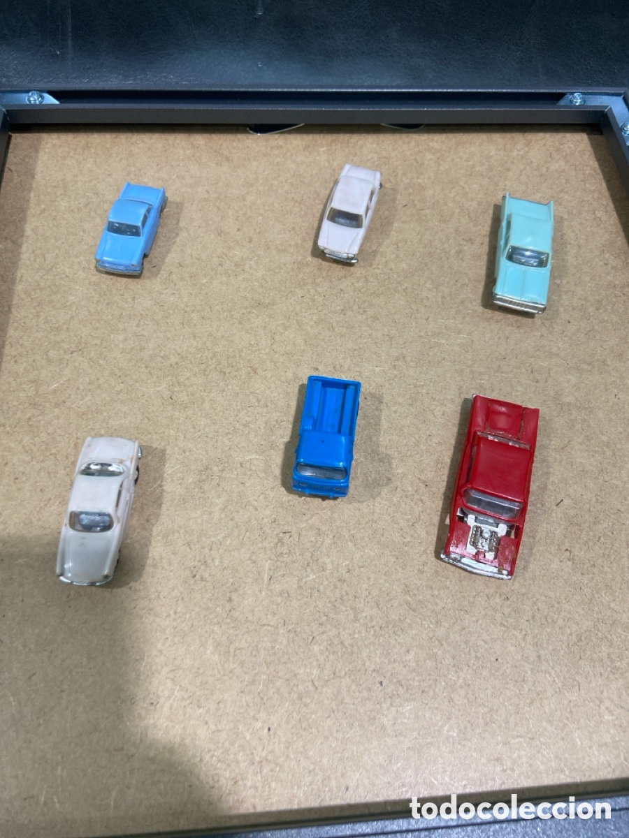 Coches a escala: Coches miniaturas. Lote 6 uds. Anguplas, Charbens, Guisual, Dinky toys, Toyeko