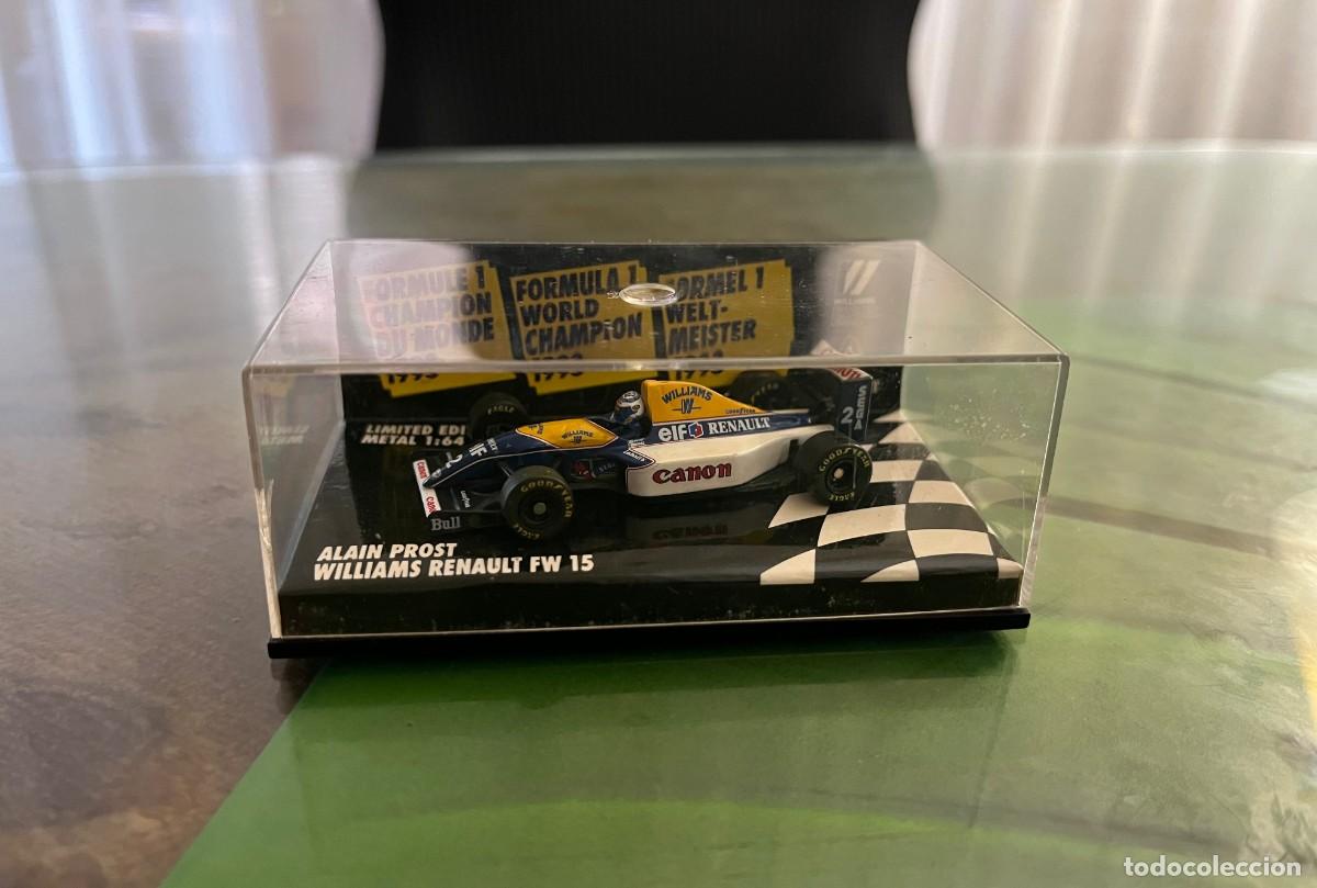 Coches a escala: Williams Renault FW 15 Alain Prost Minichamps 1:64