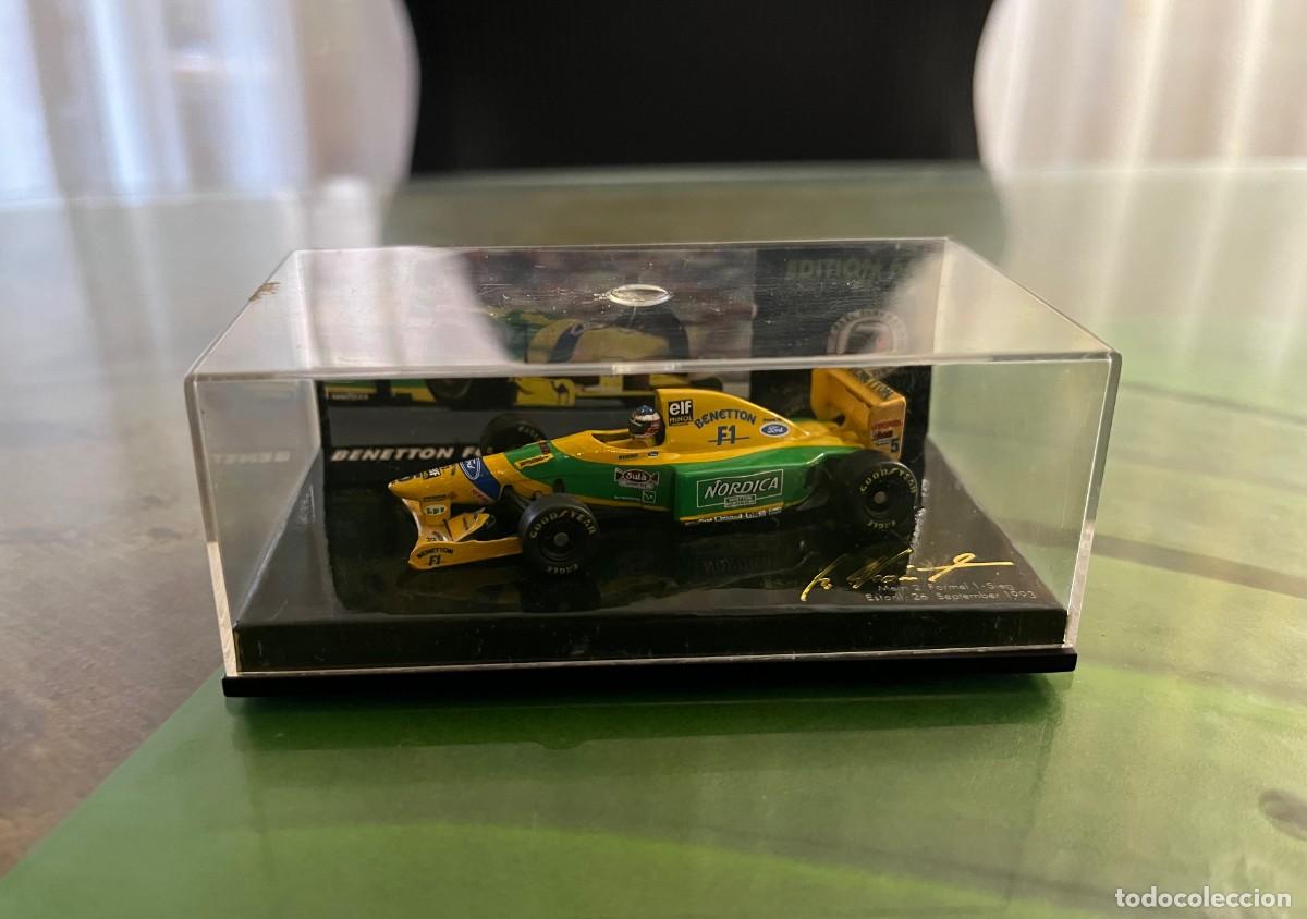 Coches a escala: Benetton B193 Michael Schumacher Estoril 1993 Minichamps 1:64