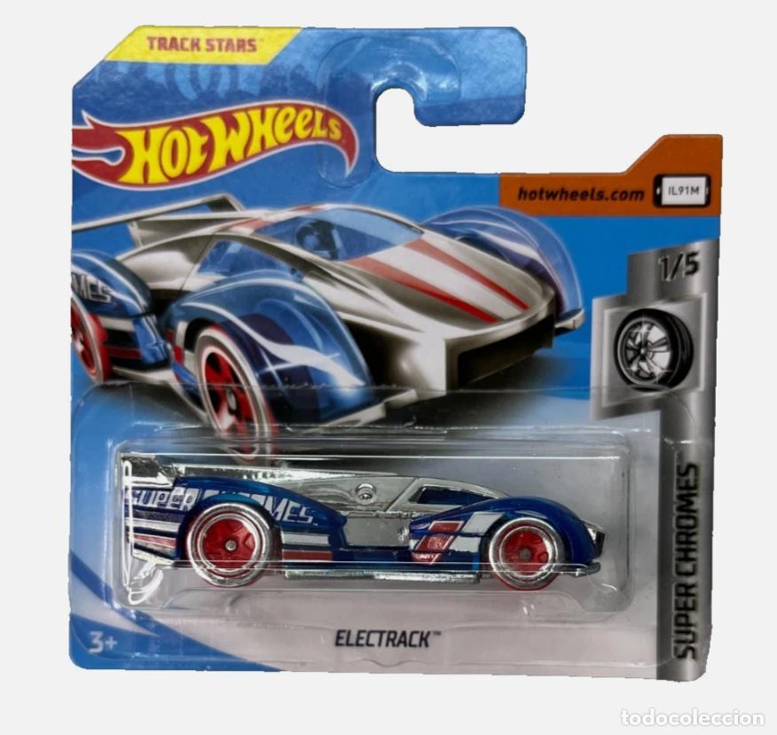 Coches a escala: HOT WHEELS 2019 ELECTRACK 1/5 SUPER CHROMES