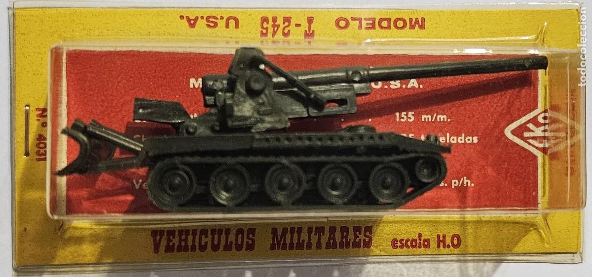 Coches a escala: EKO 4031 TANQUE T - 245 U.S.A. MILITAR H0 1:87