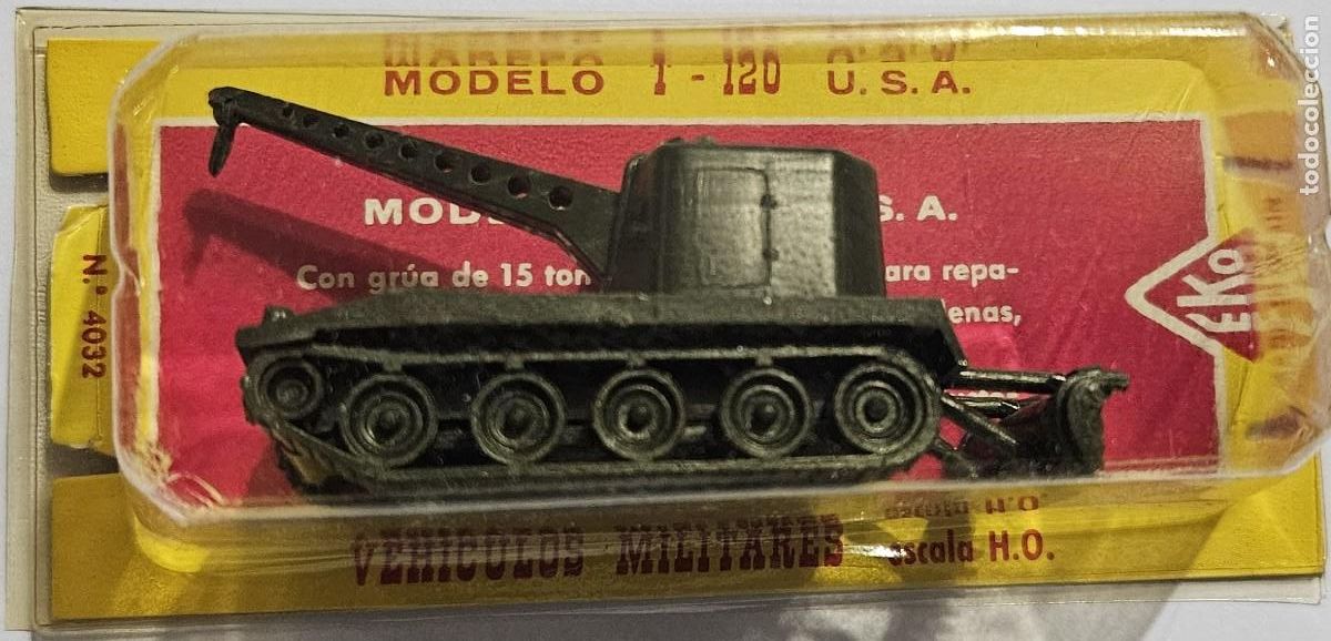 Coches a escala: EKO 4032 TANQUE T - 120 U.S.A. MILITAR H0 1:87