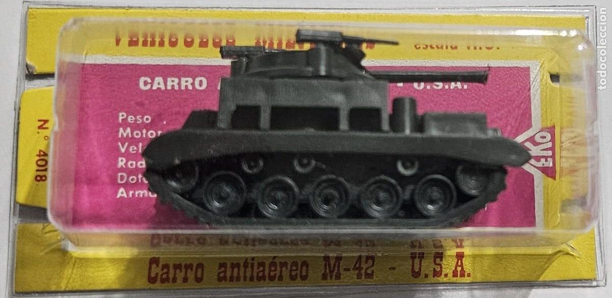 Coches a escala: EKO 4018 CARRO ANTIA&Eacute;REO M-42 U.S.A. MILITAR H0 1:87