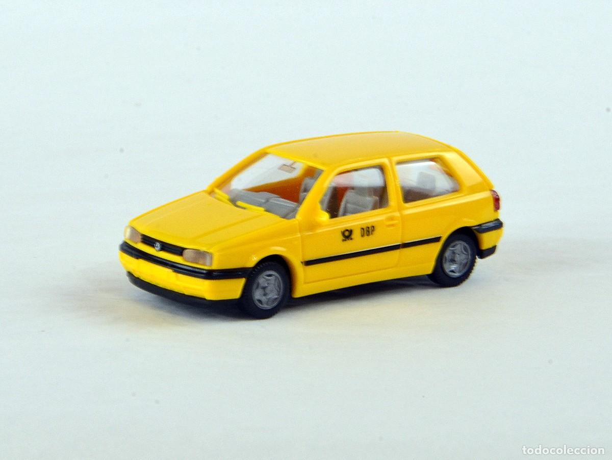 Coches a escala: Wiking Escala 1:87 H0 Volkswagen Golf III DBP Impecable con Caja