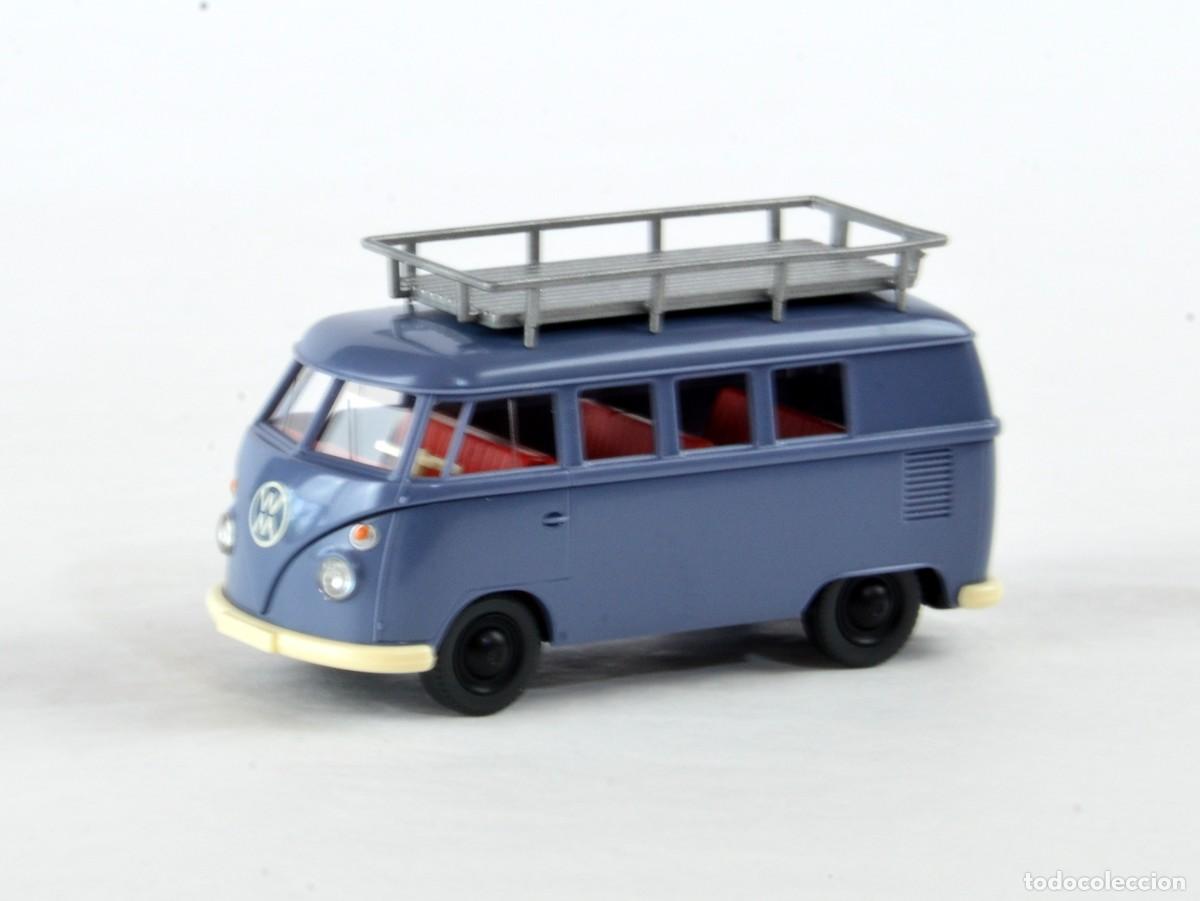 Coches a escala: Wiking Escala 1:87 H0 Volkswagen T1 b Kombi con Baca Impecable con Caja
