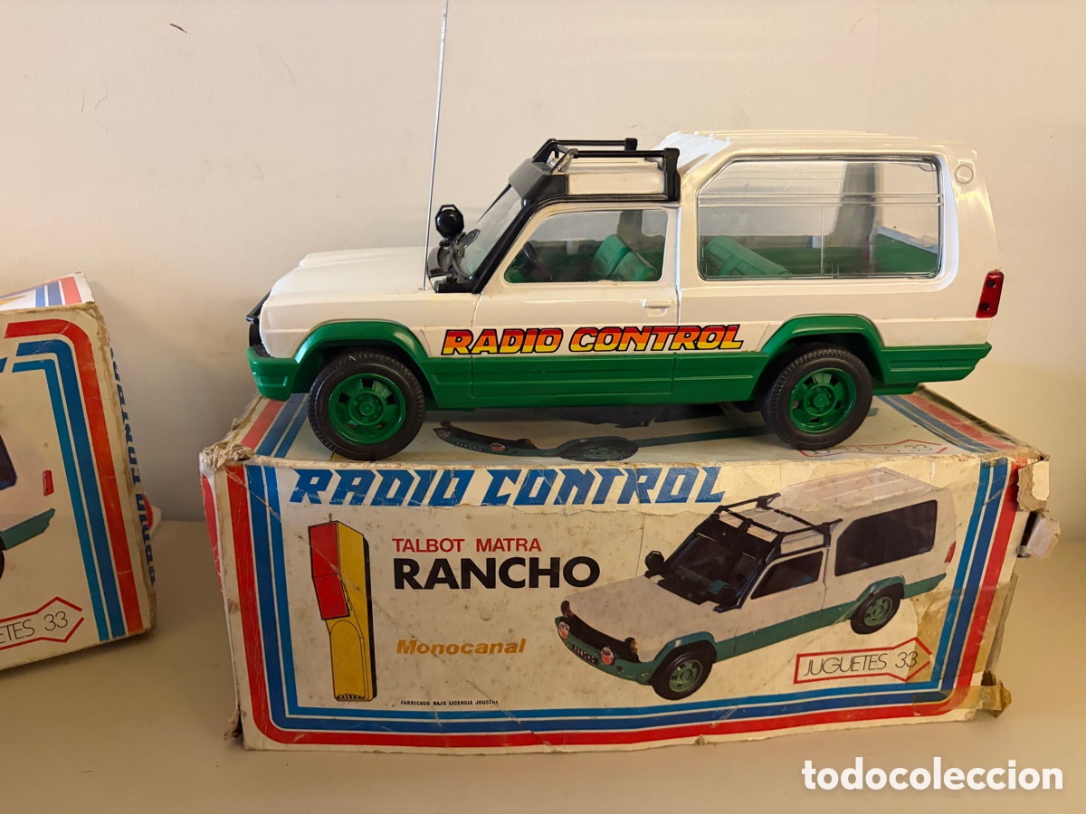Auto in scala: RADIO CONTROL TALBOT MATRA rancho ref 204.de plastico JUGUETES 33