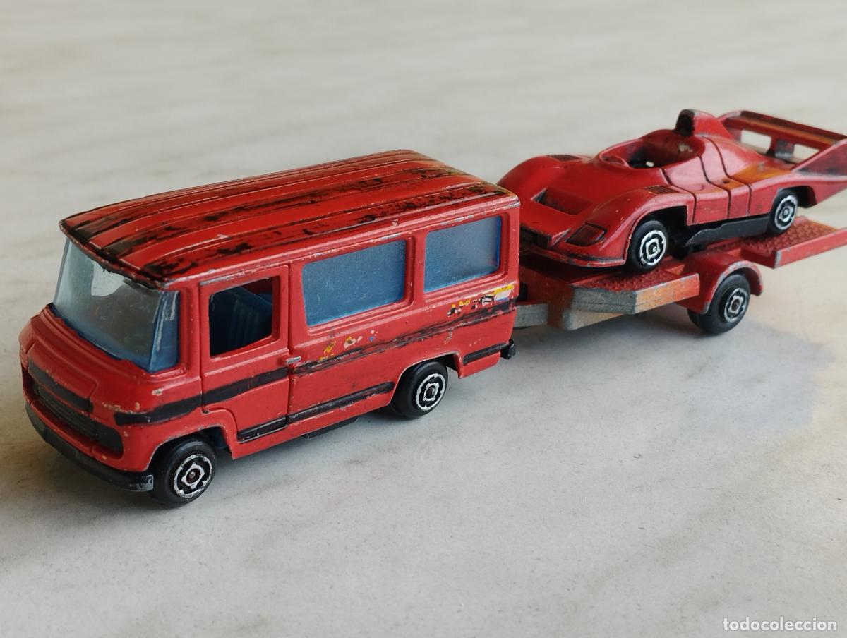 Coches a escala: LOTE COCHES CONJUNTO SET MERCEDES 406 GUISVAL TRASPORTE PORSCHE CARRERA GUISVAL CAMPEON 1,64