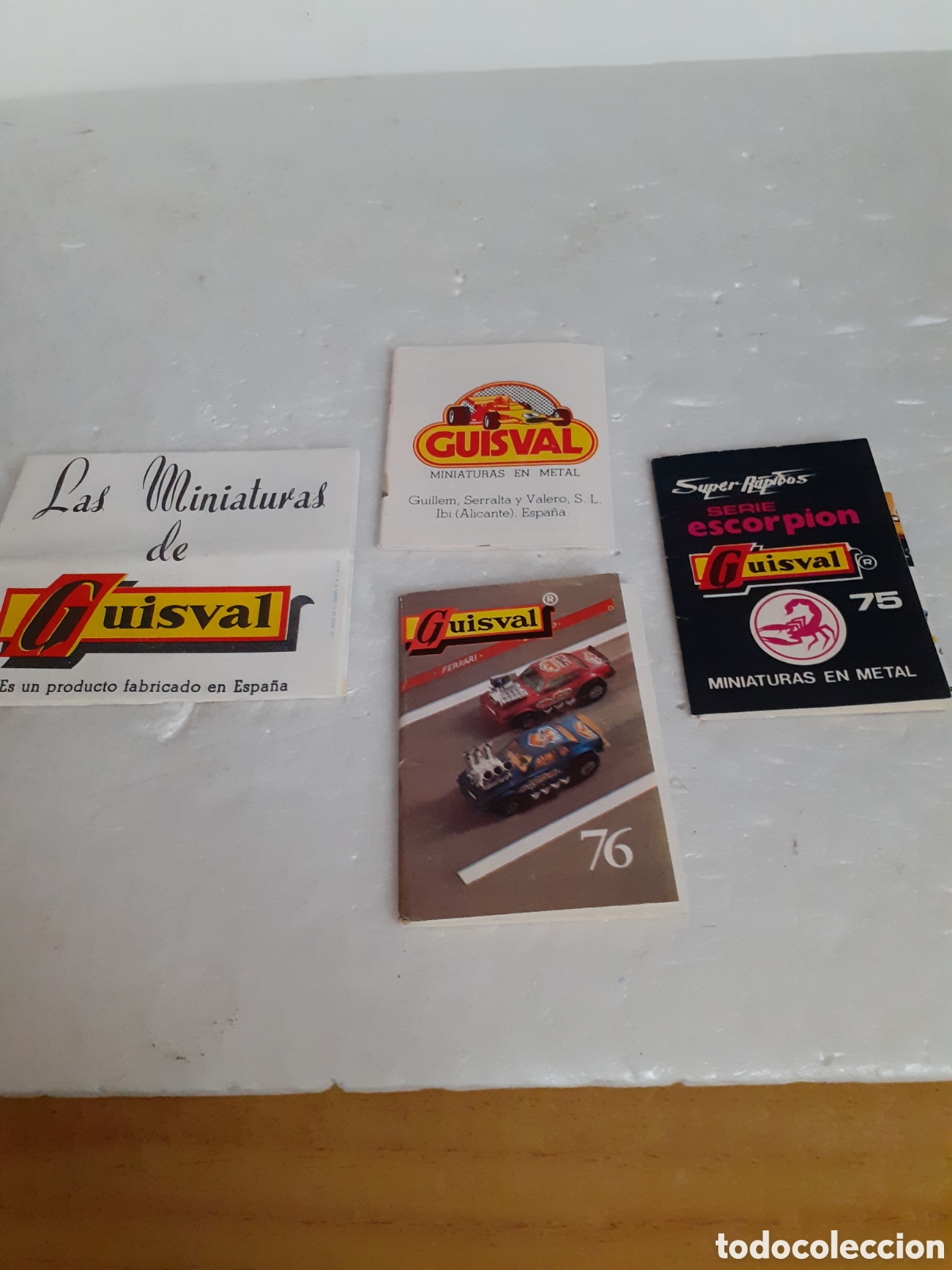 Coches a escala: GUISVAL LOTE DE 4 CATALOGOS ORIGINALES