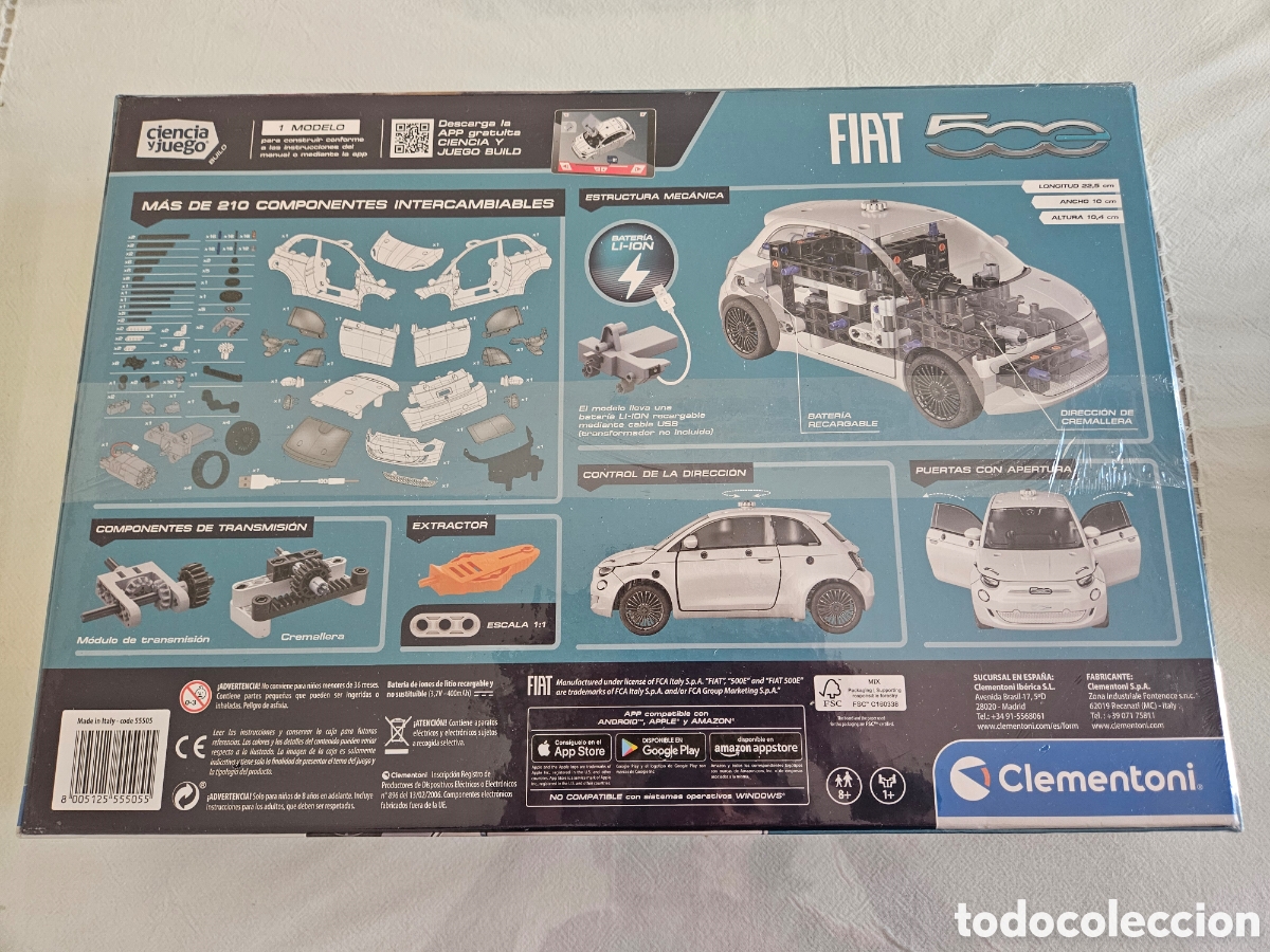 Coches a escala: Clementoni Fiat 500 Nuevo - Foto 2