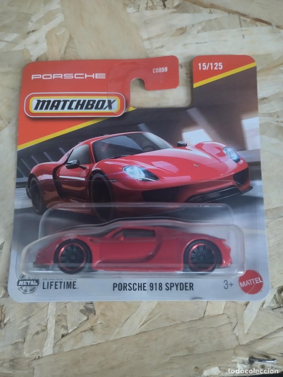 Coches a escala: Matchbox Porsche 918 spyder