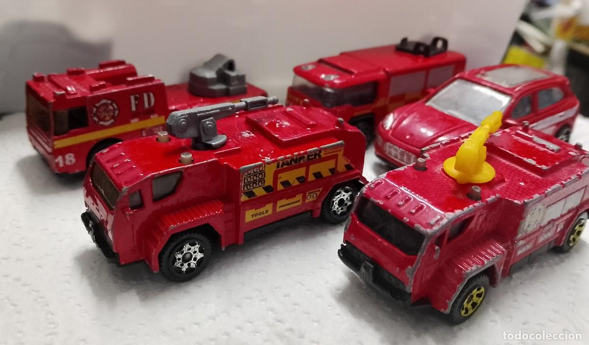 Coches a escala: Lote veh&iacute;culos bomberos - Foto 2
