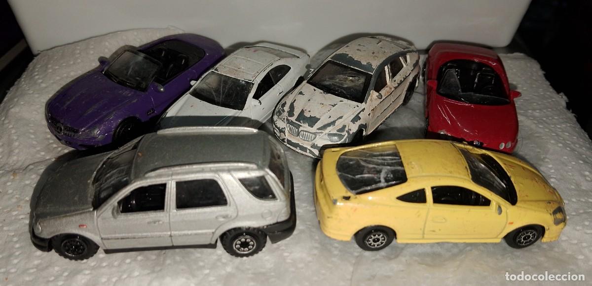 Coches a escala: Lote 7 coches desguace