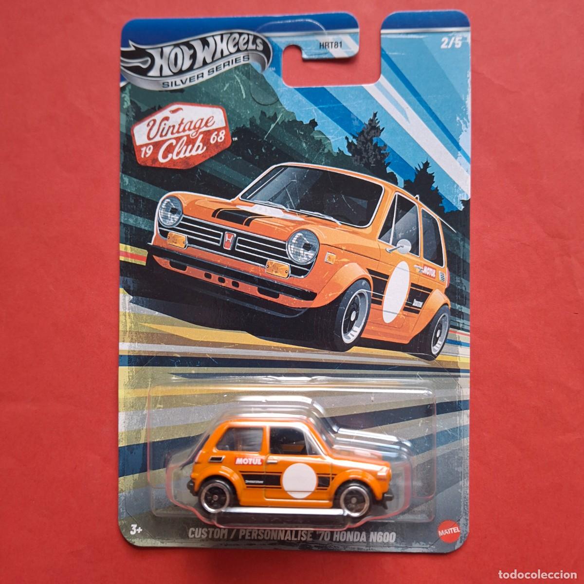 Coches a escala: HOT WHEELS 2026 VINTAGE CLUB 1968 - CUSTOM &acute;70 HONDA N600 - NUEVO EN BLISTER - ESCALA 1:64