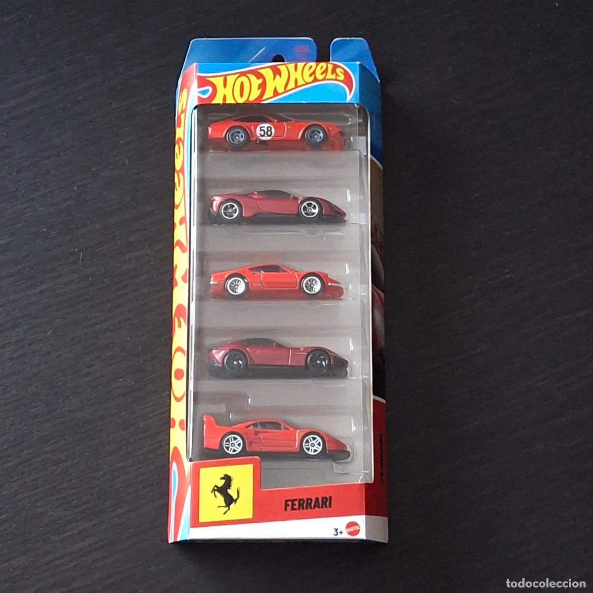 Coches a escala: HOT WHEELS 2026 - FERRARI PACK 5 - 365 GTB4 C SF90 STRADALE DINO 206 GT F40 COMPETIZIONE 12CILINDRI