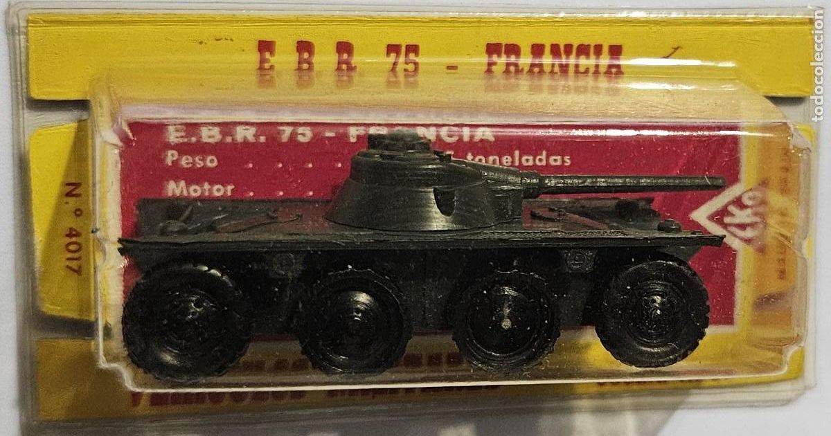 Coches a escala: EKO 4017 TANQUE E.B.R. 75 FRANCIA MILITAR H0 1:87