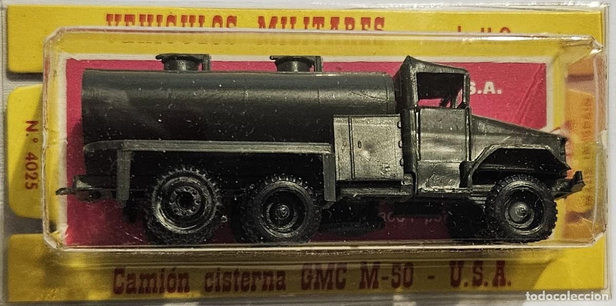 Coches a escala: EKO 4025 CAMI&Oacute;N CISTERNA GMC M-50 U.S.A. MILITAR H0 1:87