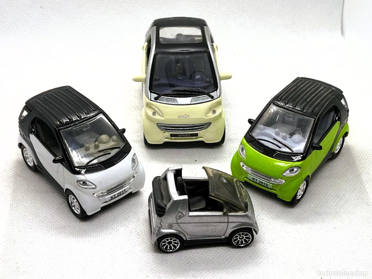 Auto in scala: LOT DE 4 MODELOS DE SMART FORTWO, VARIAS ESCALAS, NUEVOS - FLA